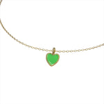 Alexa Large Heart Necklace | Gold - MTT Collective