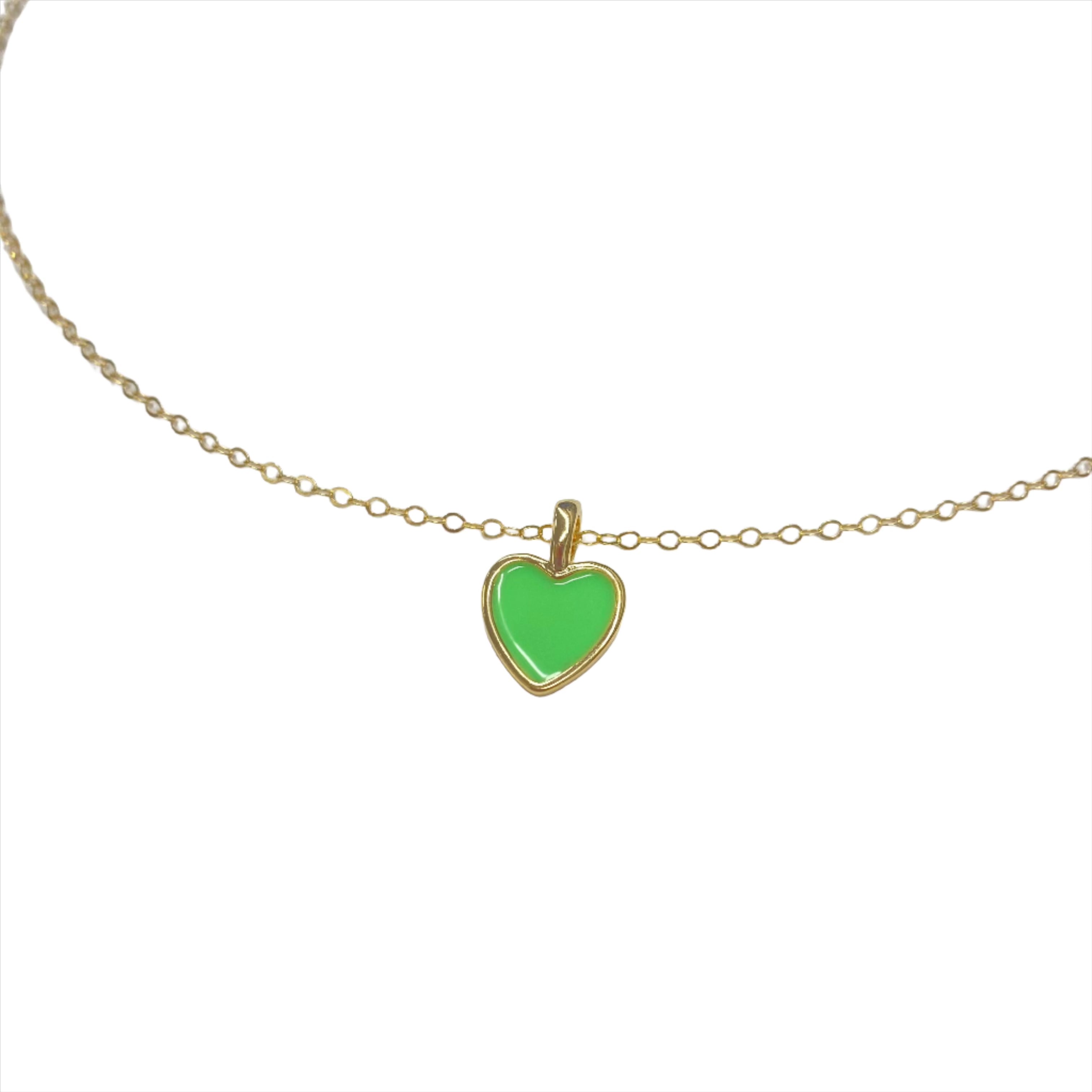 Alexa Large Heart Necklace | Gold - MTT Collective