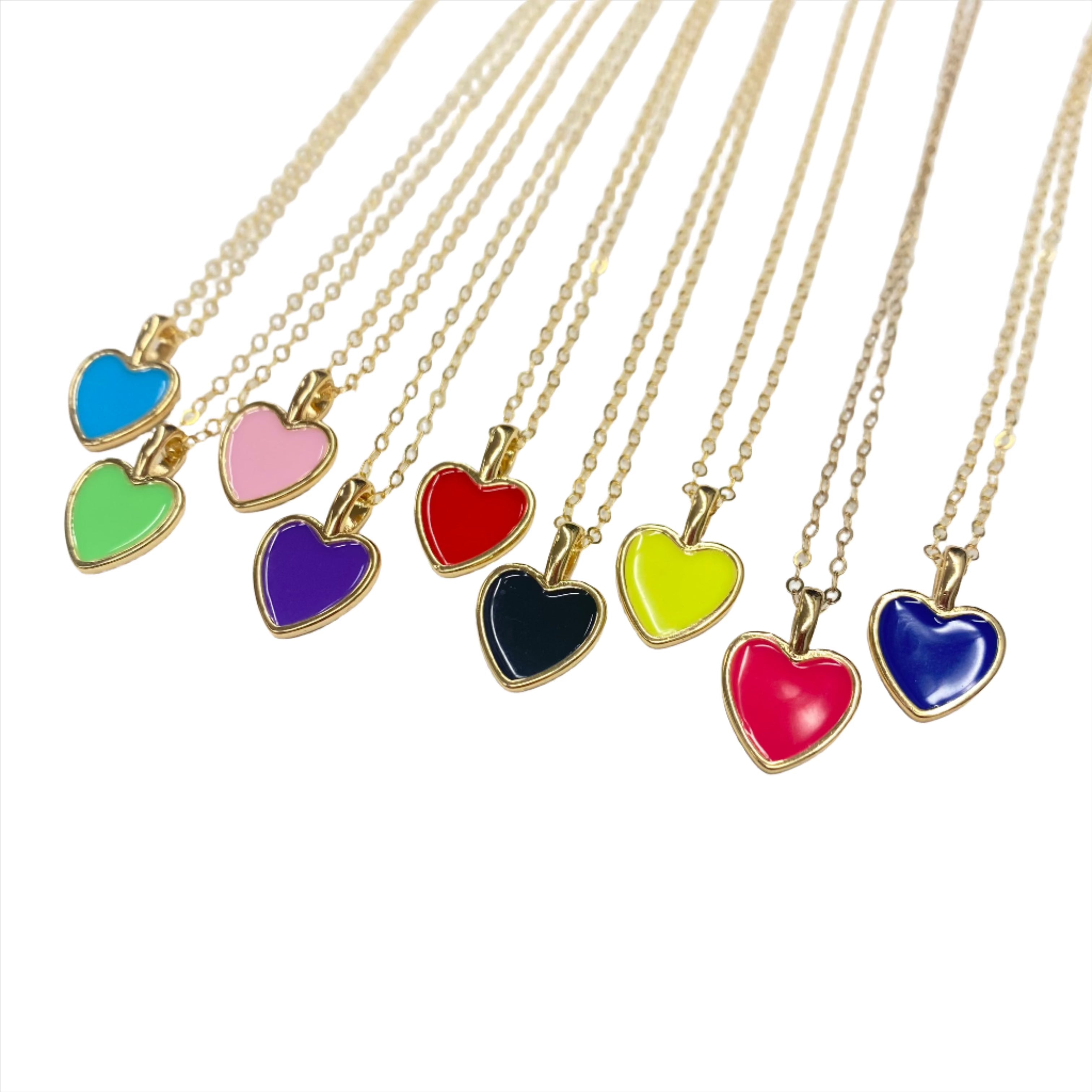 Alexa Large Heart Necklace | Gold - MTT Collective