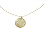 Daisy Coin Necklace | Gold - MTT Collective