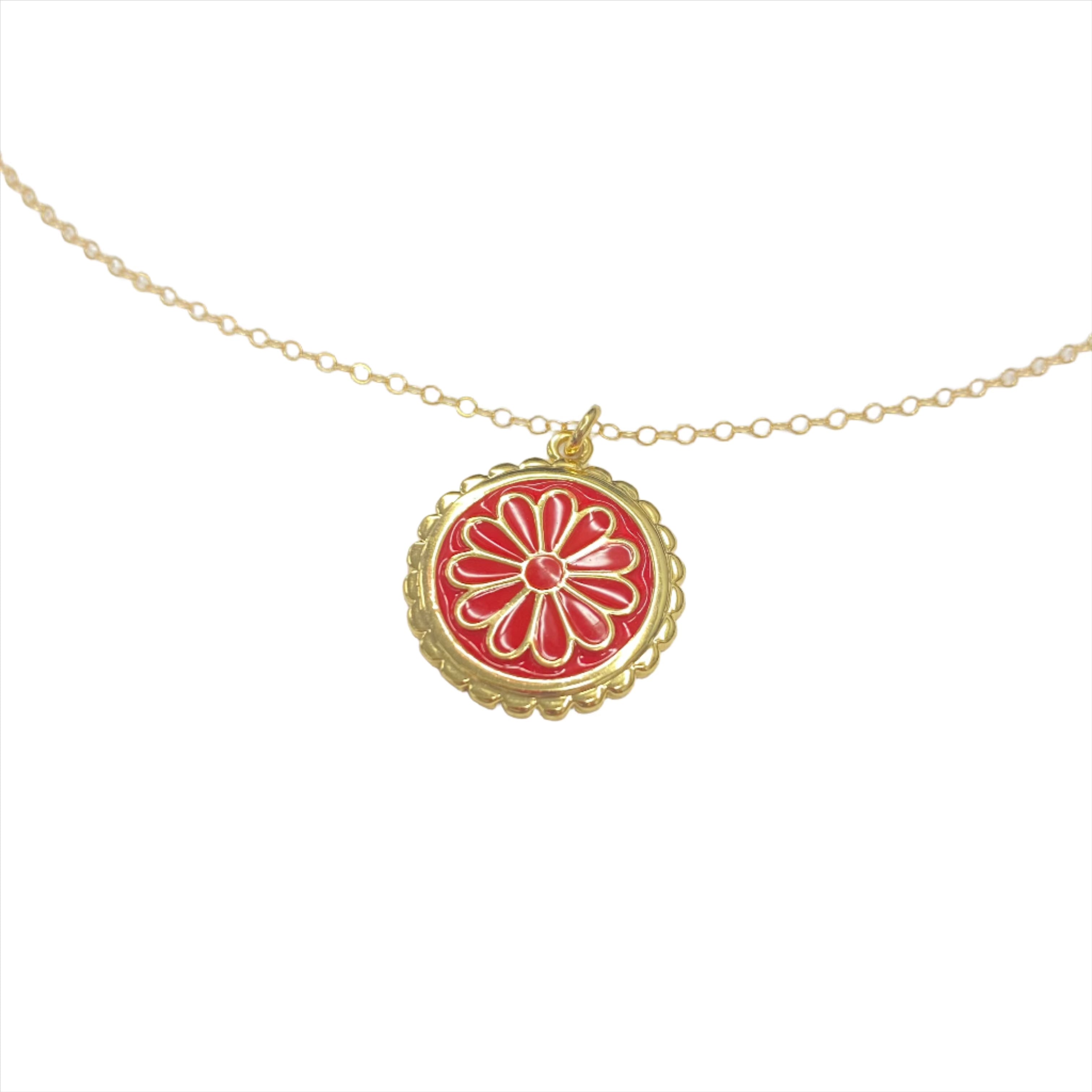 Daisy Coin Necklace | Gold - MTT Collective