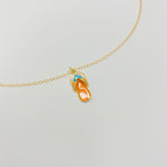 COLORFUL FLIP FLOP NECKLACE | 14K GOLD FILLED - MTT Collective