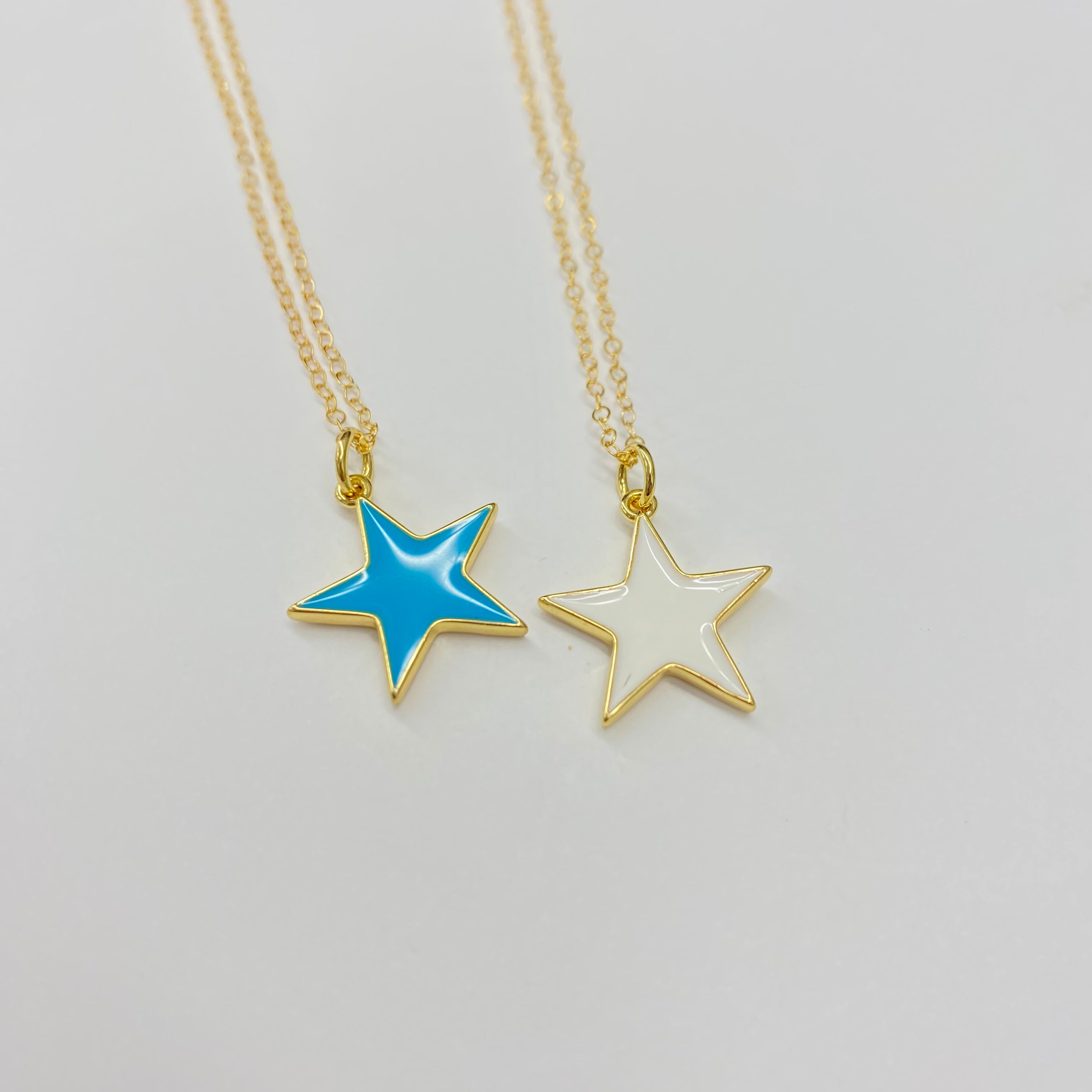 ENAMEL STAR NECKLACE | 14K GOLD FILLED | STYLE OPTIONS - MTT Collective