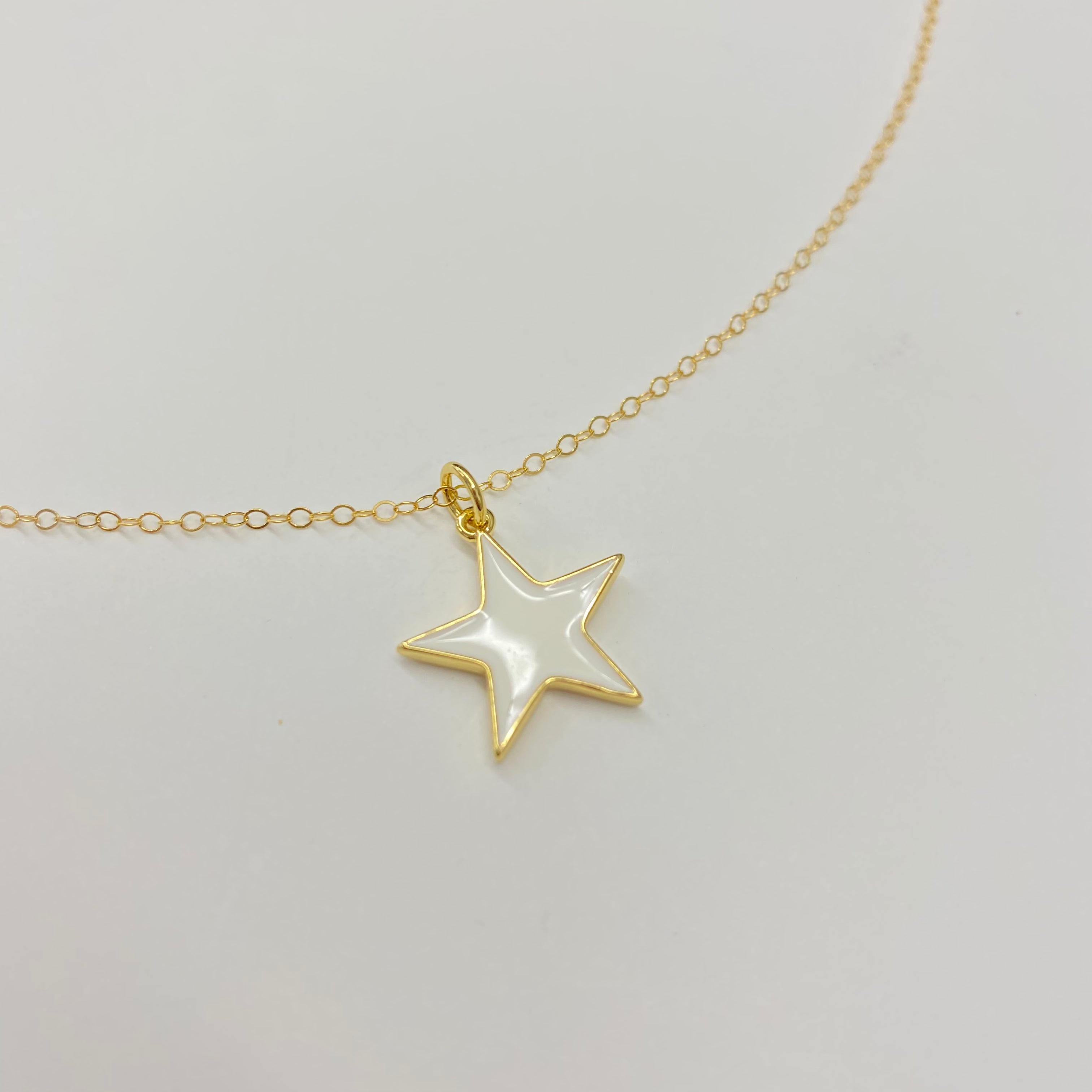 ENAMEL STAR NECKLACE | 14K GOLD FILLED | STYLE OPTIONS - MTT Collective