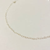 DAINTY HEART CHAIN NECKLACE | STERLING SILVER - MTT Collective