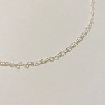 DAINTY HEART CHAIN NECKLACE | STERLING SILVER - MTT Collective