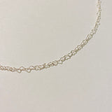 DAINTY HEART CHAIN NECKLACE | STERLING SILVER - MTT Collective