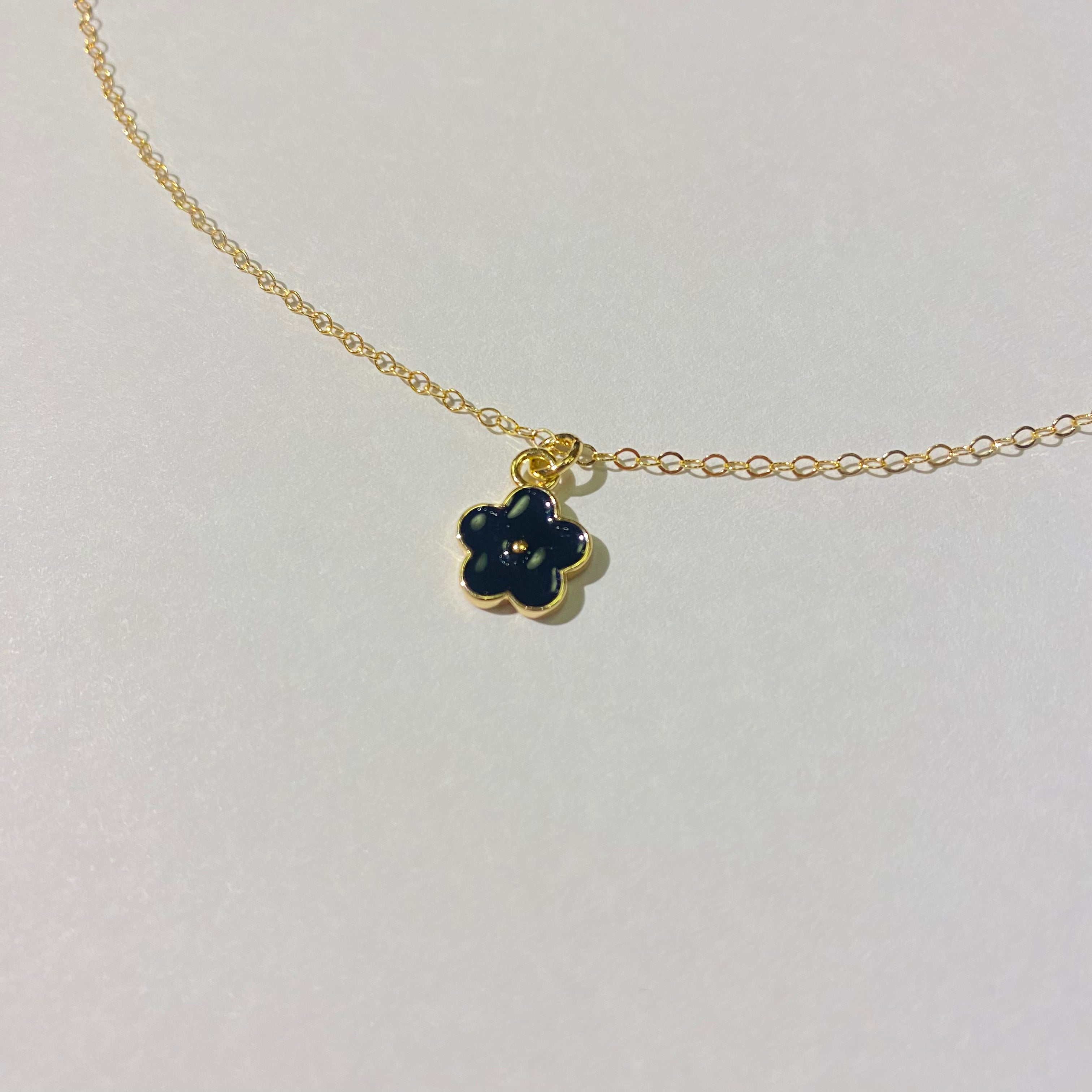 DAINTY SPRING FLOWER NECKLACE | STYLE OPTIONS | 14K GOLD FILLED - MTT Collective