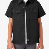 Kids Twill Short Sleeve Work Shirt