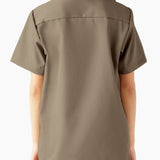 Kids Twill Short Sleeve Work Shirt