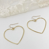 Smooth Heart Earrings - MTT Collective