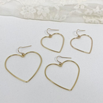 Smooth Heart Earrings - MTT Collective