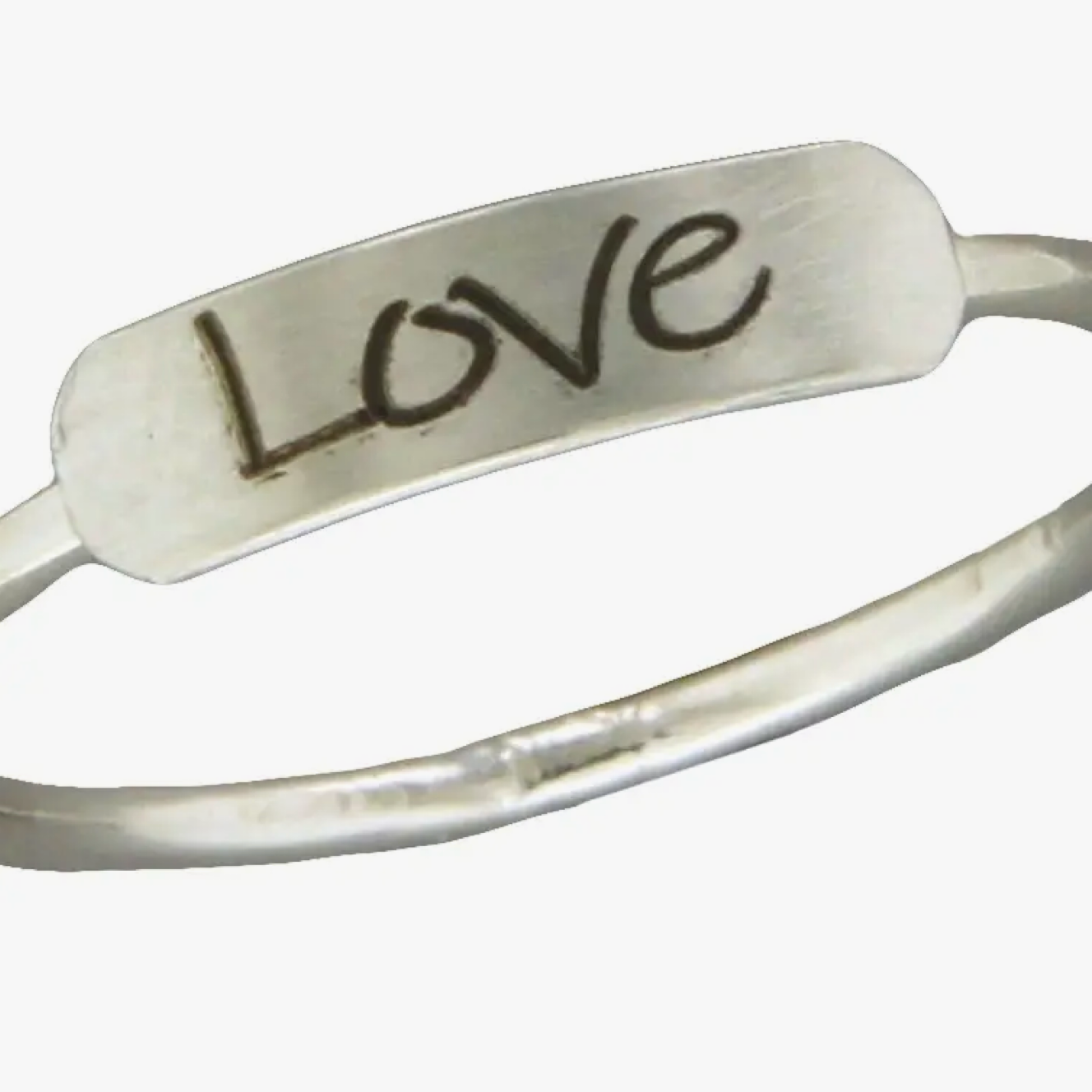 Love Engraved Ring | Silver - MTT Collective