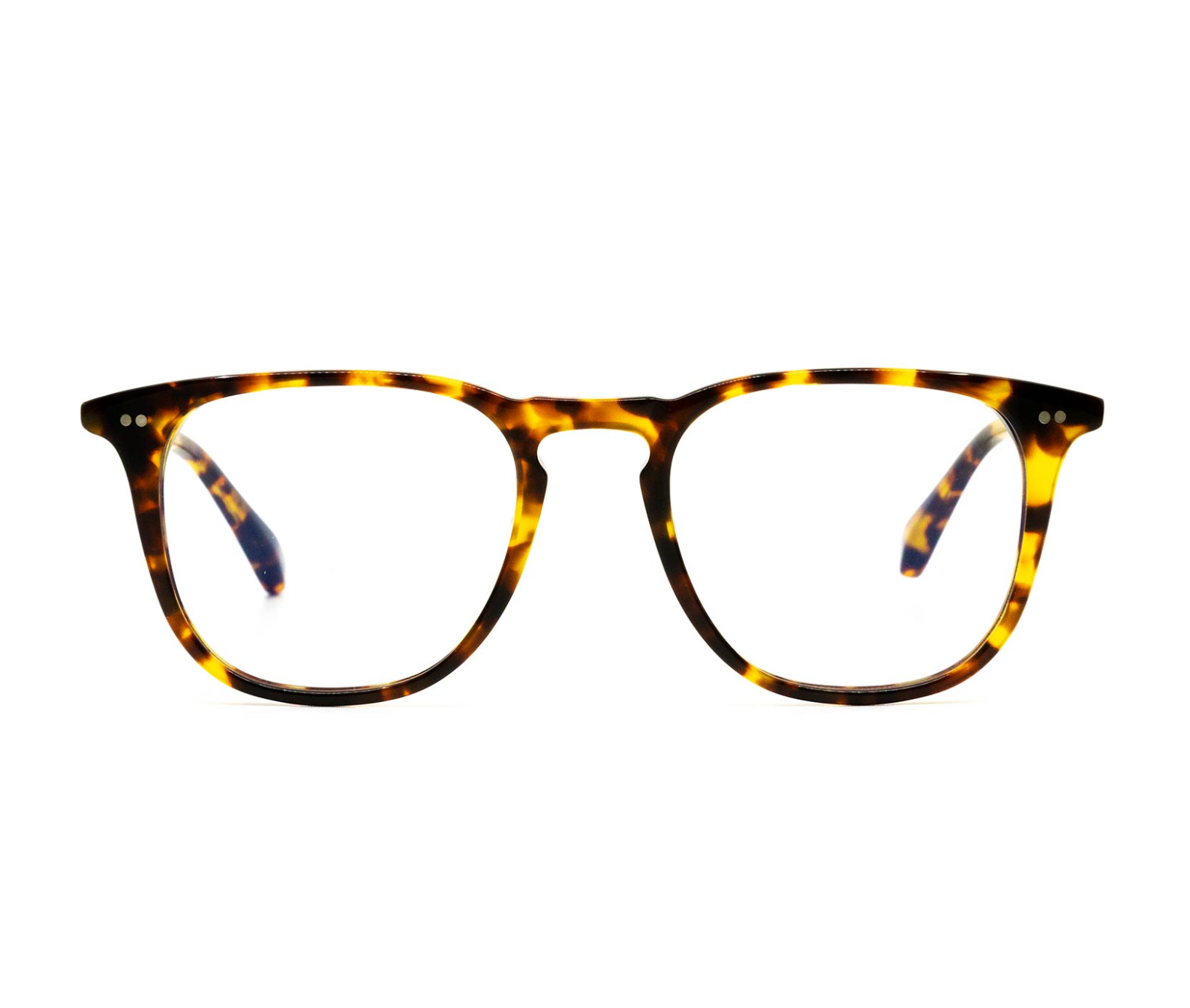 Maxwell Square Amber Tortoise + Blue Light Glasses - MTT Collective