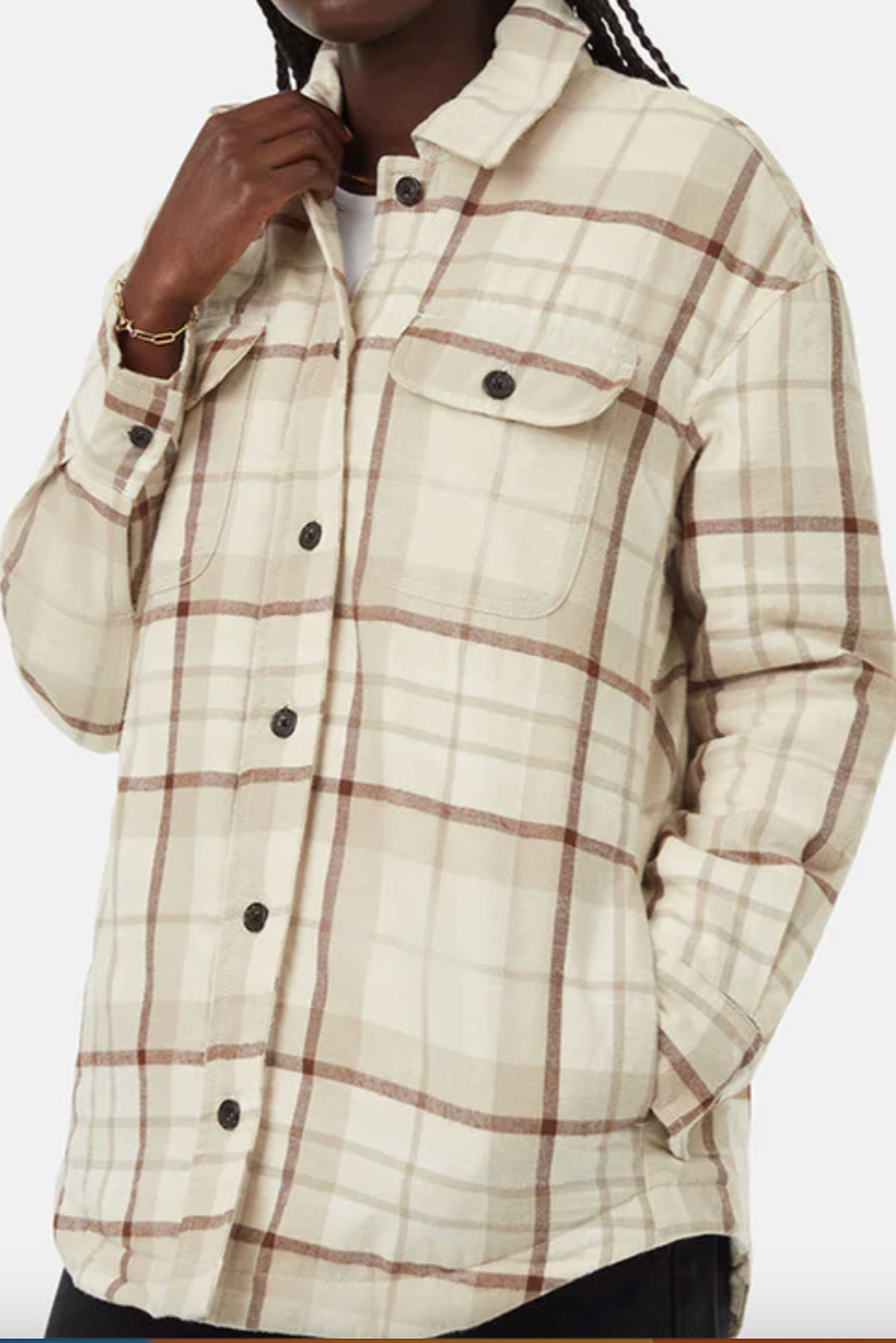 Kapok Flannel Insulated Shacket - MTT Collective