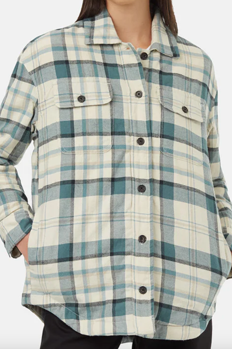 Kapok Flannel Insulated Shacket - MTT Collective