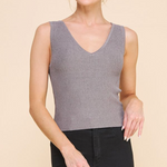 Techno Rib V-Neck Tank Top - MTT Collective