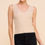 Techno Rib V-Neck Tank Top - MTT Collective