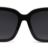 Bella Cat Eye Black + Grey Polarized Sunglasses - MTT Collective