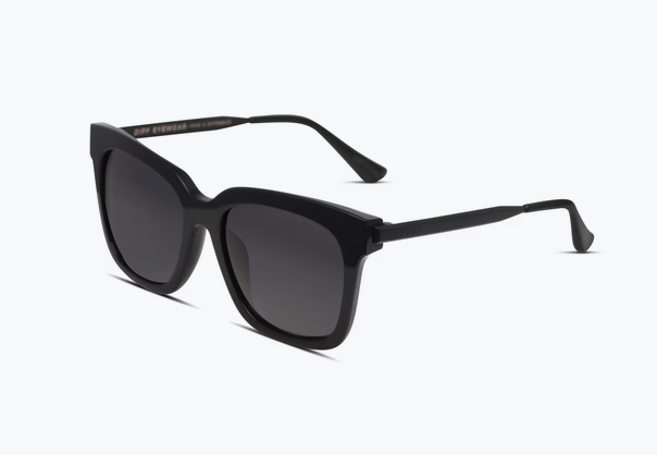 Bella Cat Eye Black + Grey Polarized Sunglasses - MTT Collective