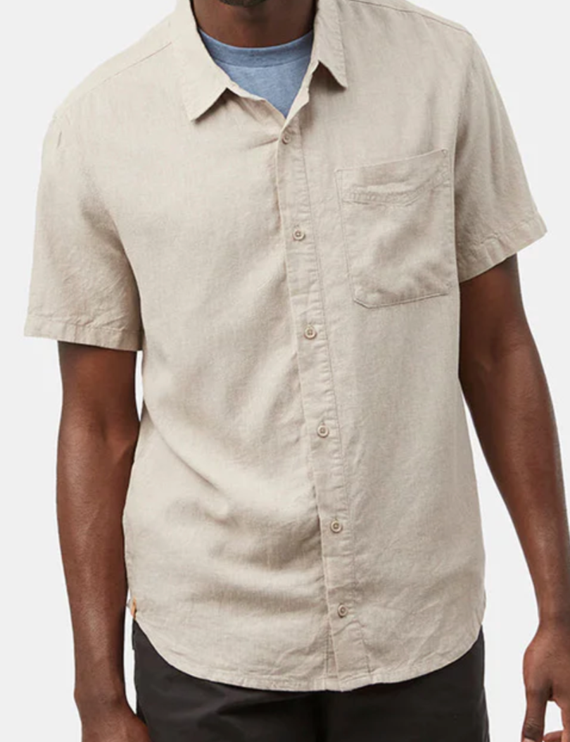 Men's Hemp Button Up Short Sleeve Shirt - MTT Collective