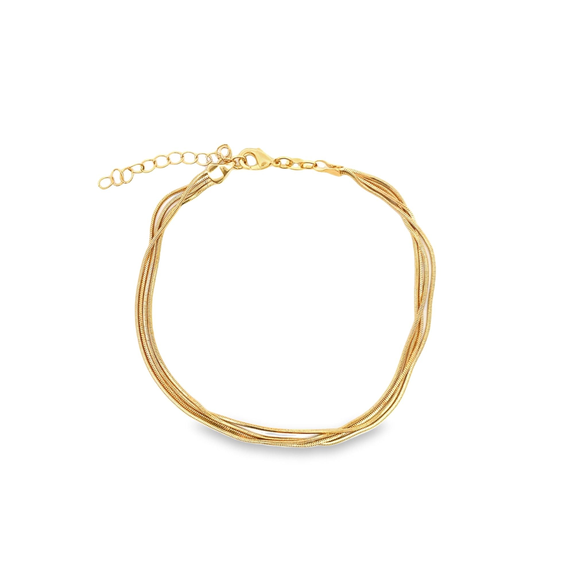 Layered Smooth Box Chain Bracelet - MTT Collective