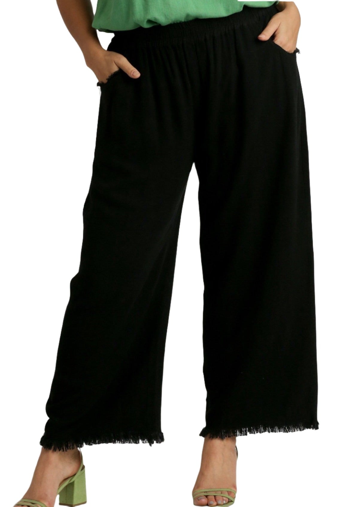 Ravyn Plus Size Linen Wide Leg Pants - MTT Collective