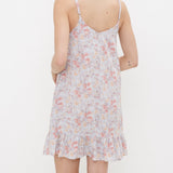 Floral Ruffle Hem Mini Dress - MTT Collective