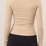 Brenna Ribbed Long Sleeve Top