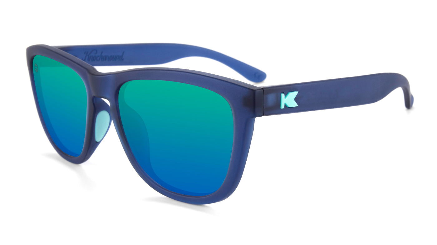 Rubberized Navy / Mint Premiums Sport Sunglasses - MTT Collective