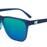 Rubberized Navy / Mint Fast Lanes Sport Sunglasses