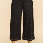 FLOWY EYELET CULOTTES WITH SIDE ZIPPER - MTT Collective