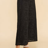 FLOWY EYELET CULOTTES WITH SIDE ZIPPER - MTT Collective