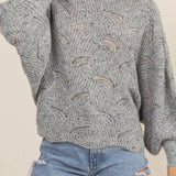 Kari Pointelle Knit Sweater