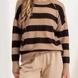 Shellie Striped Knitted Crew