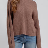 Macchiato Mock Neck Knit Pull Over