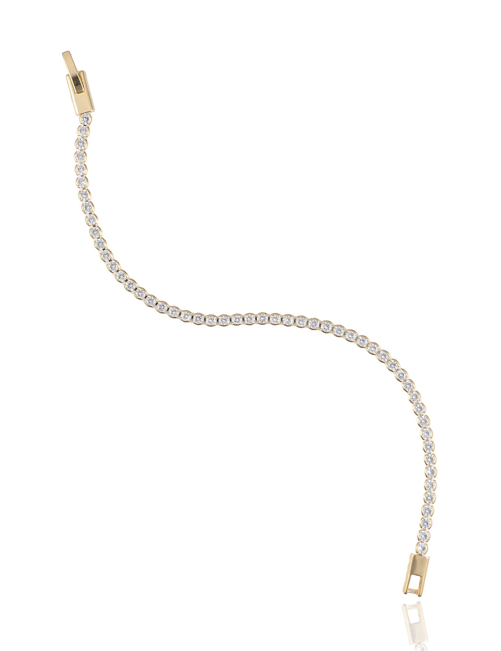 Allie Tennis Bracelet | Gold - MTT Collective