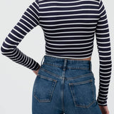 Lexie Square Neck Striped Top