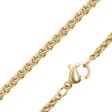 Selena Stainless Steel Wheat Chain Necklace