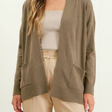 Lydia Open Front Knit Cardigan