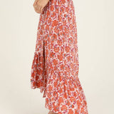 Faye Smocked Waist Maxi Skirt