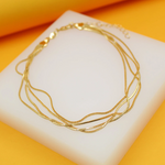 Layered Smooth Box Chain Bracelet - MTT Collective