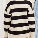 Shellie Striped Knitted Crew