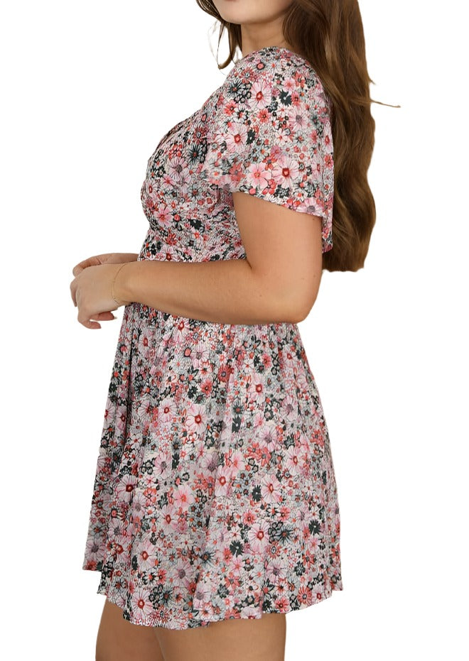 Gardenia Twist Front Dress - MTT Collective