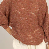 Kari Pointelle Knit Sweater