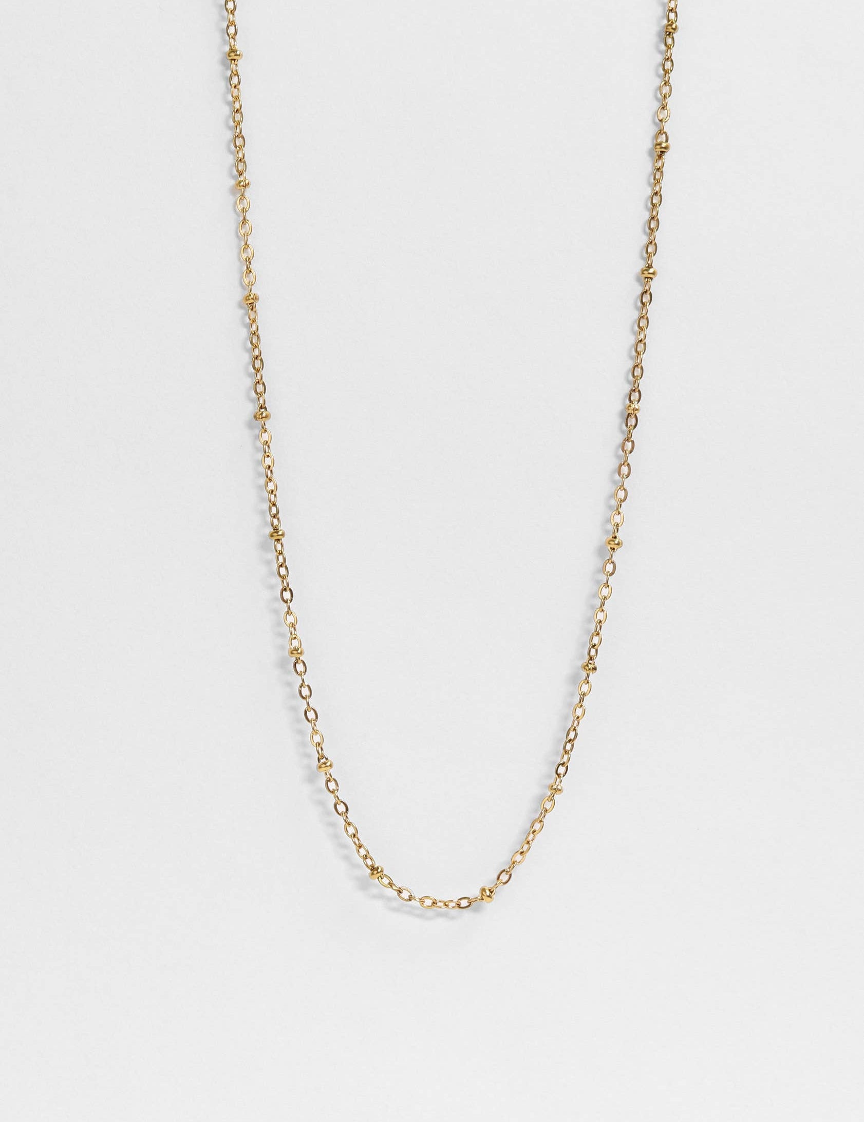 Lauren Gold Stainless Steel PVD Satellite Chain Necklace - MTT Collective