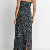 Fleur Floral Gathered Maxi Dress