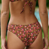 Marie Floral Holiday Bikini Bottoms