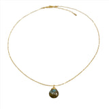 Nova Hanging Gemstone Necklace | Gold - MTT Collective