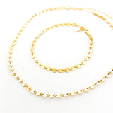 Luna Disc Chain Jewelry Set | 14K Gold-Filled | Set Of 2